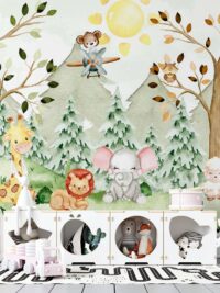Painel de Parede Safari Baby - 001266PD4469